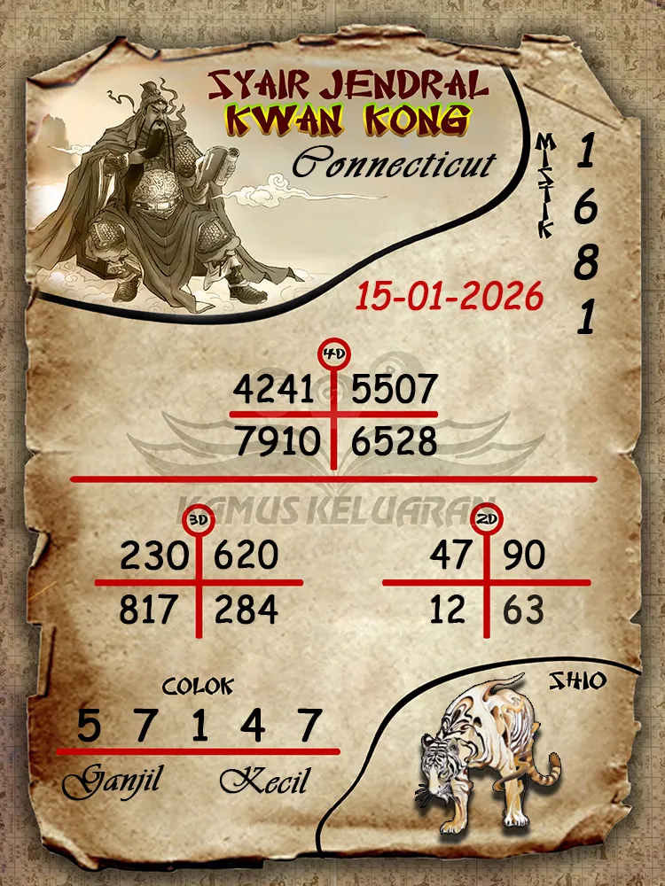 Syair Jendral Kwan Kong Connecticut 15 01 2026