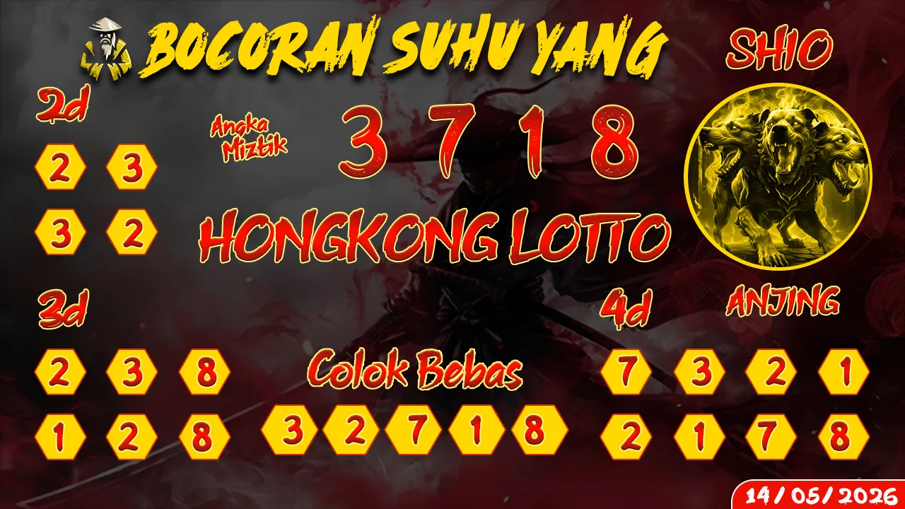 syair Bocoran Suhu Yang Hongkong Lotto 14 05 2026
