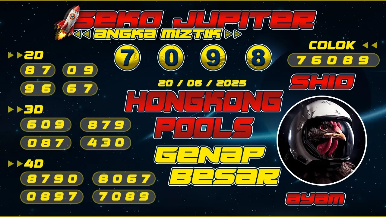 syair Seko Jupiter Hongkong Pools 20 06 2025