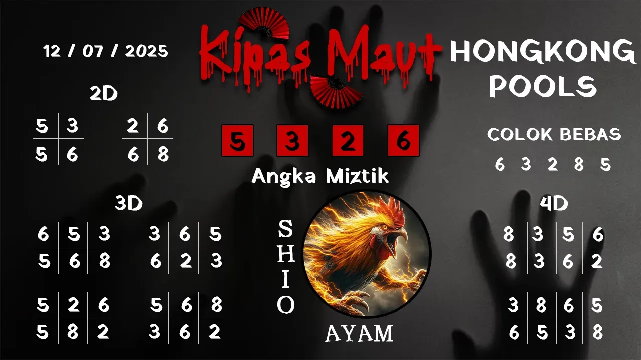 syair Kipas Maut Hongkong Pools 12 07 2025