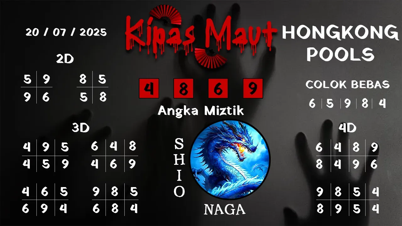 syair Kipas Maut Hongkong Pools 20 07 2025