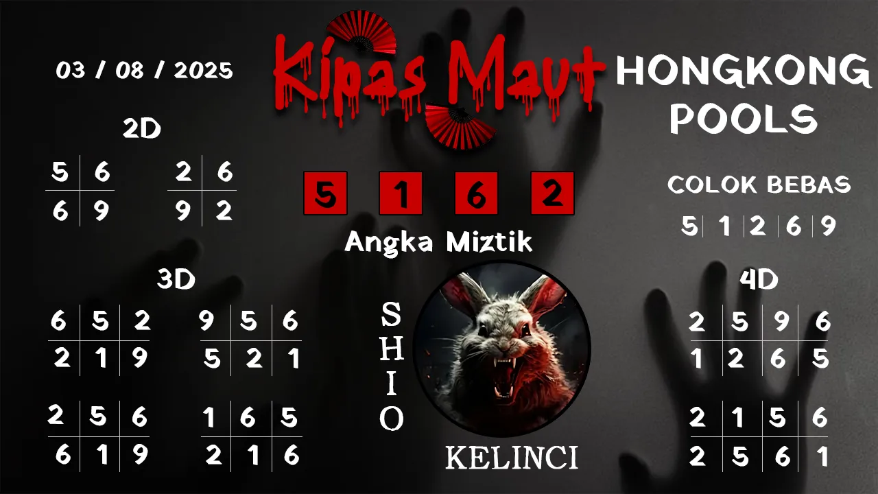 syair Kipas Maut Hongkong Pools 03 08 2025