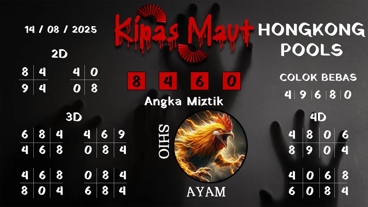 syair Kipas Maut Hongkong Pools 14 08 2025