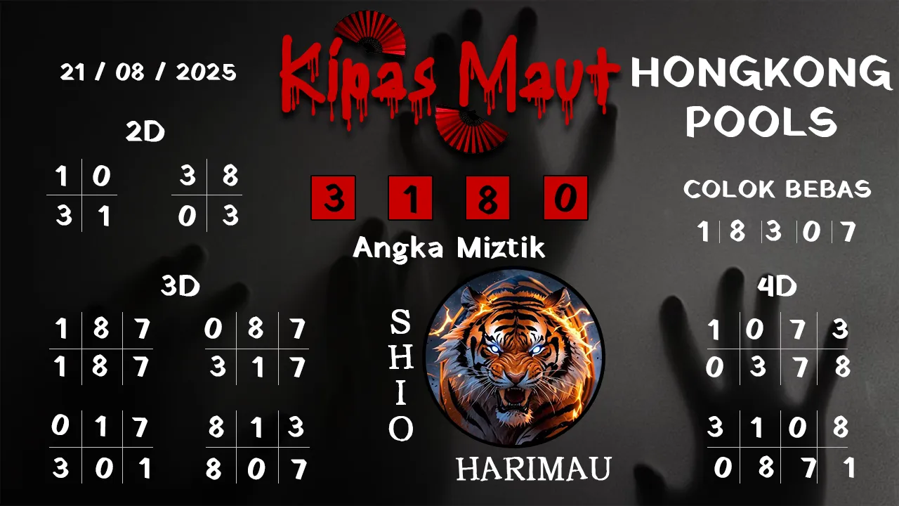 syair Kipas Maut Hongkong Pools 21 08 2025