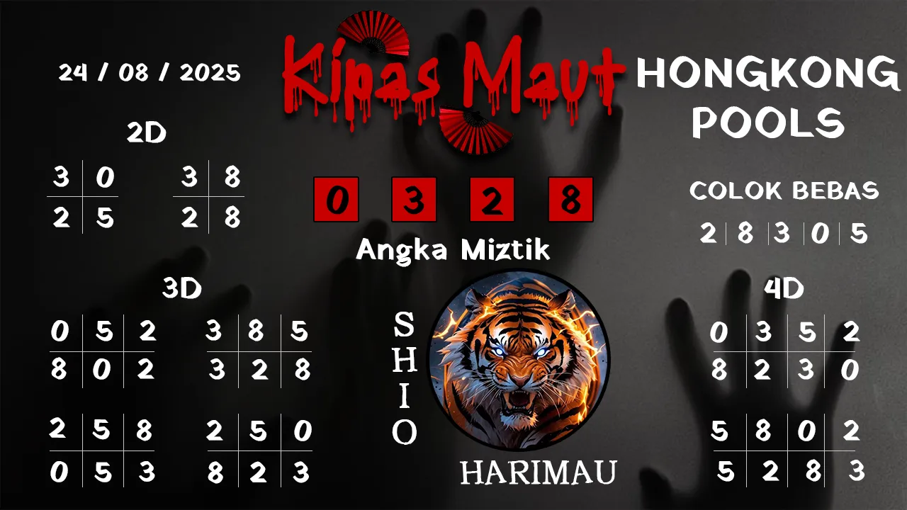 syair Kipas Maut Hongkong Pools 24 08 2025
