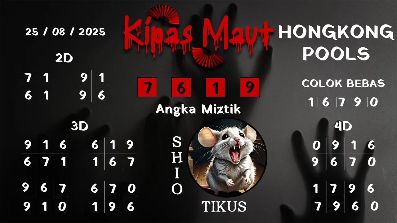 syair Kipas Maut Hongkong Pools 25 08 2025