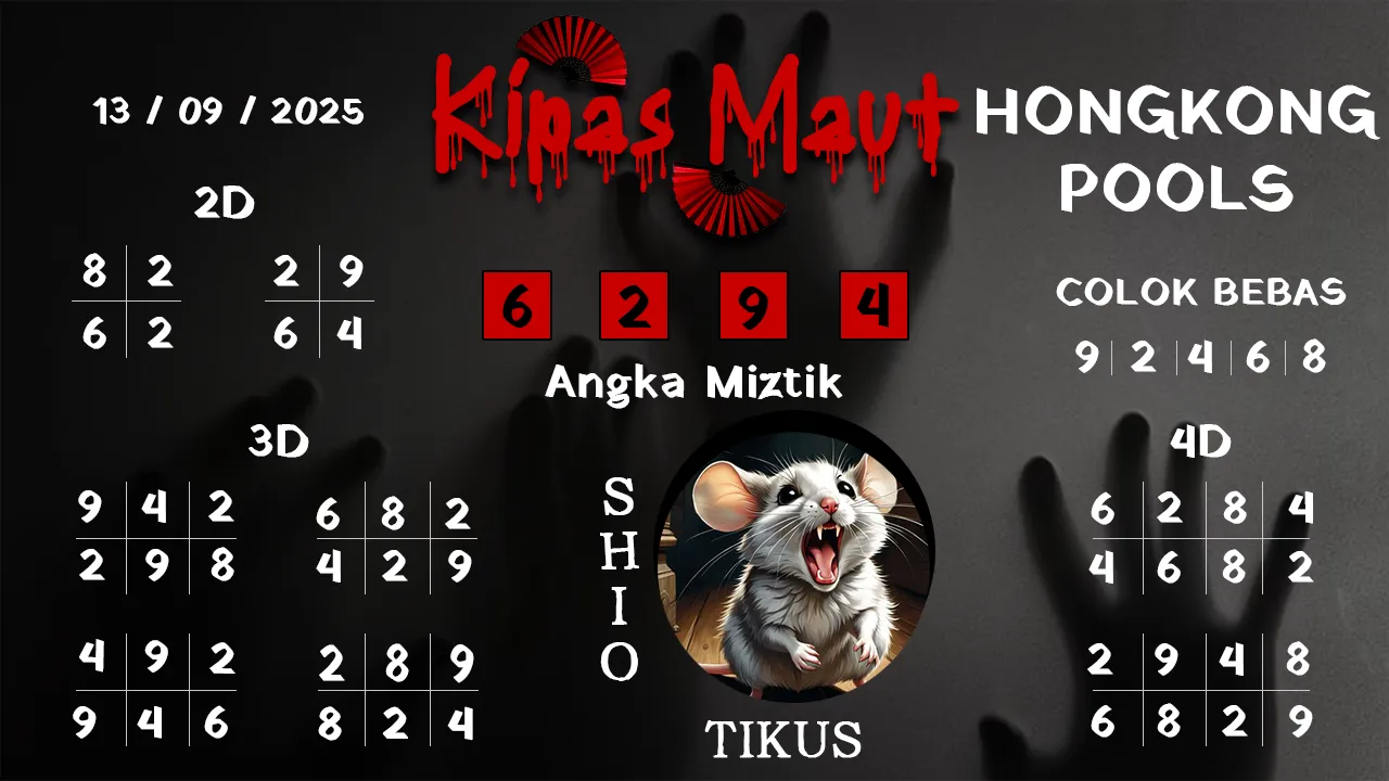 syair Kipas Maut Hongkong Pools 13 09 2025