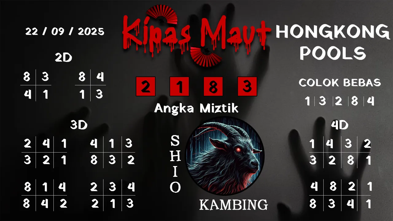 syair Kipas Maut Hongkong Pools 22 09 2025