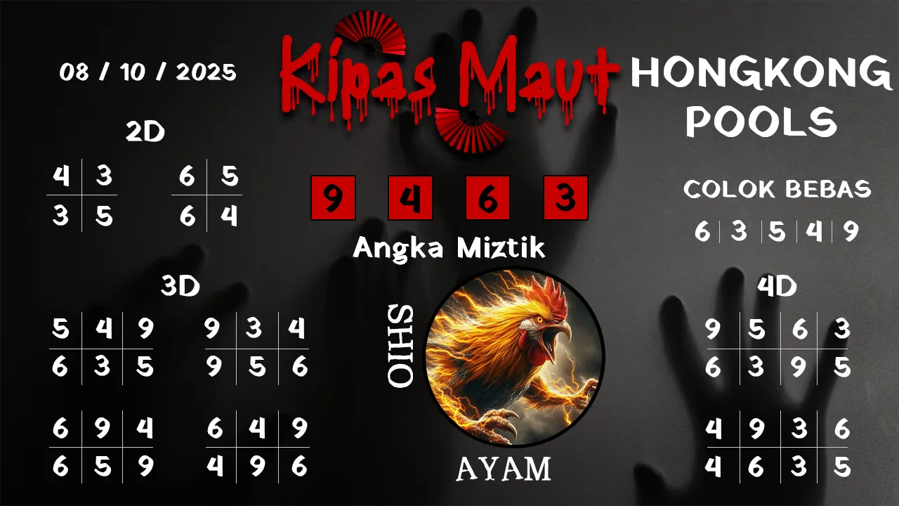 syair Kipas Maut Hongkong Pools 08 10 2025