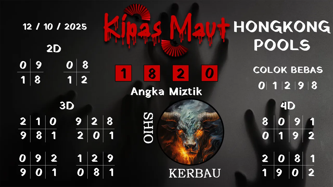 Syair kipas maut hongkong pools 12 10 2025