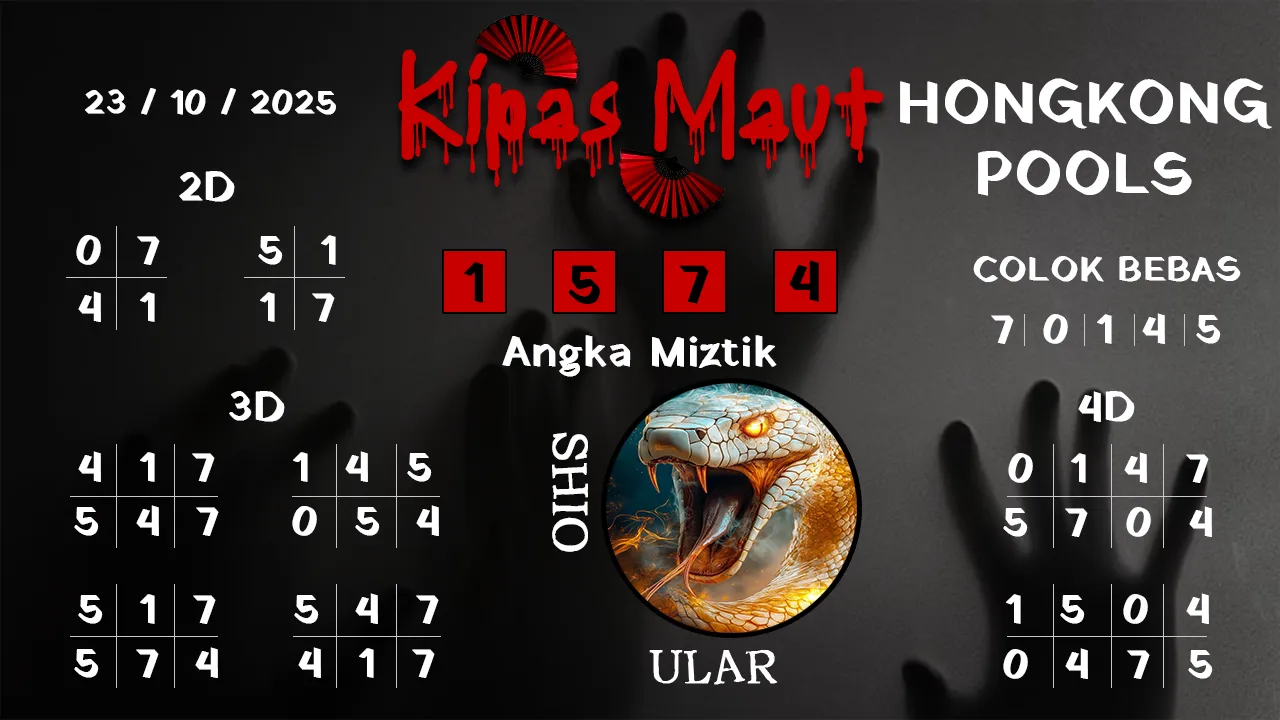 Syair kipas maut hongkong pools 23 10 2025