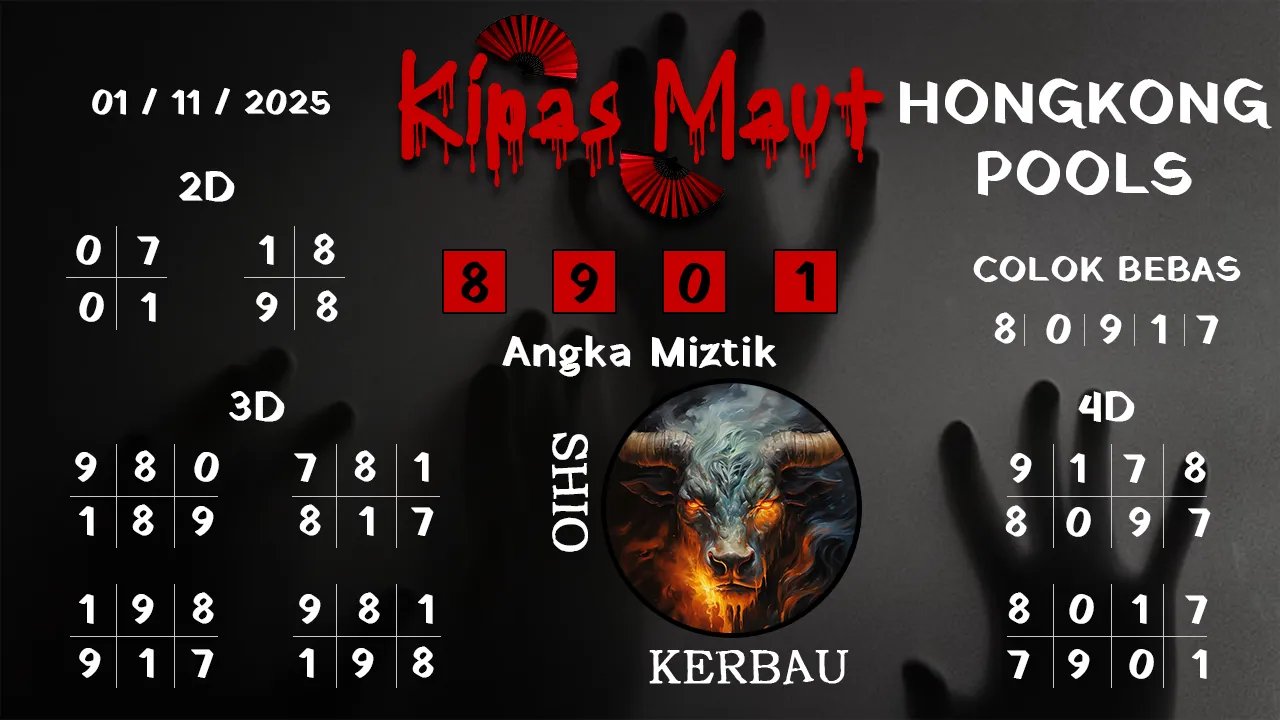 Syair kipas maut hongkong pools 01 11 2025