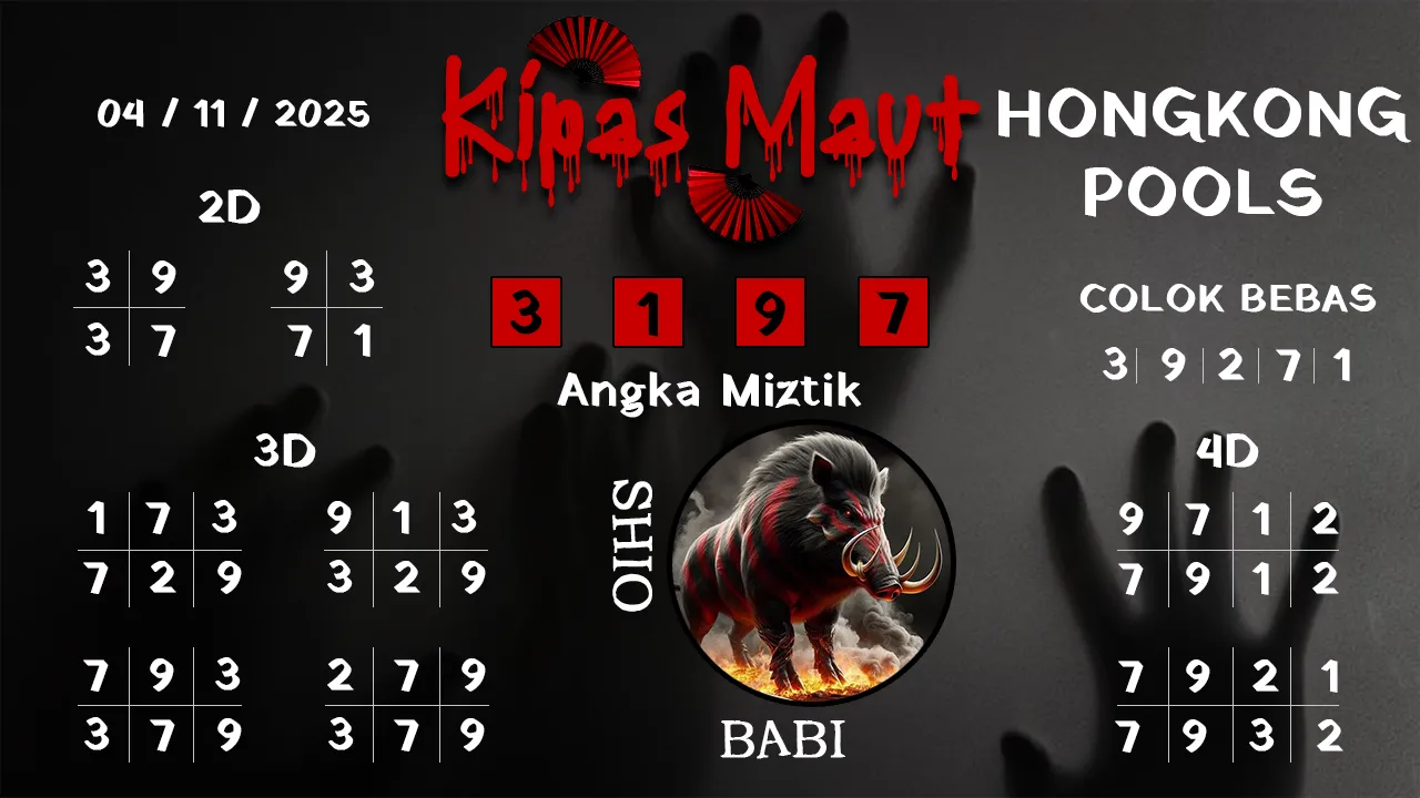 Syair kipas maut hongkong pools 04 11 2025