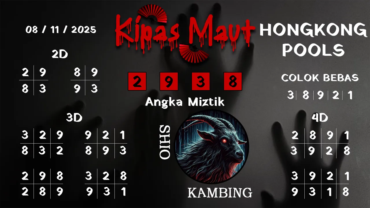 Syair kipas maut hongkong pools 08 11 2025