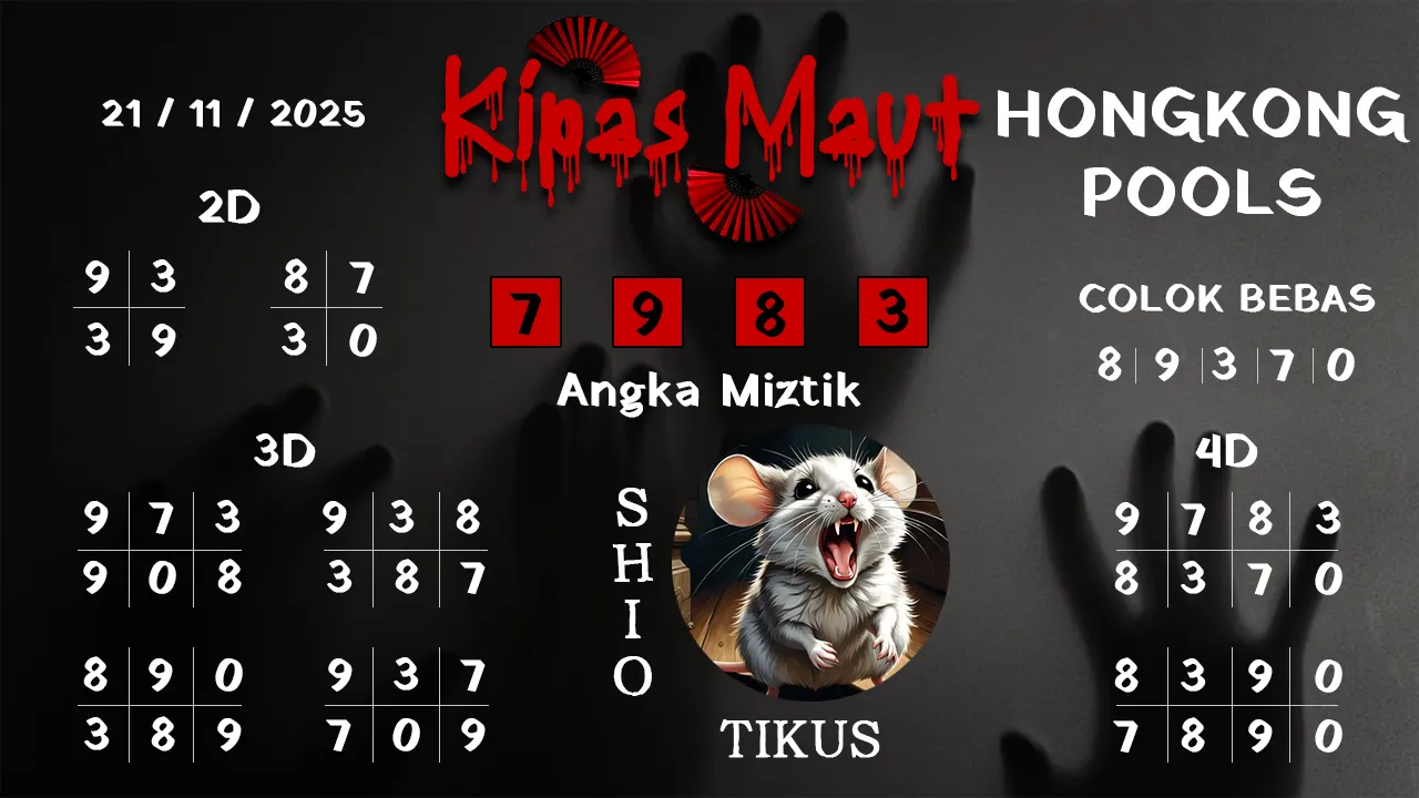 Syair kipas maut hongkong pools 21 11 2025