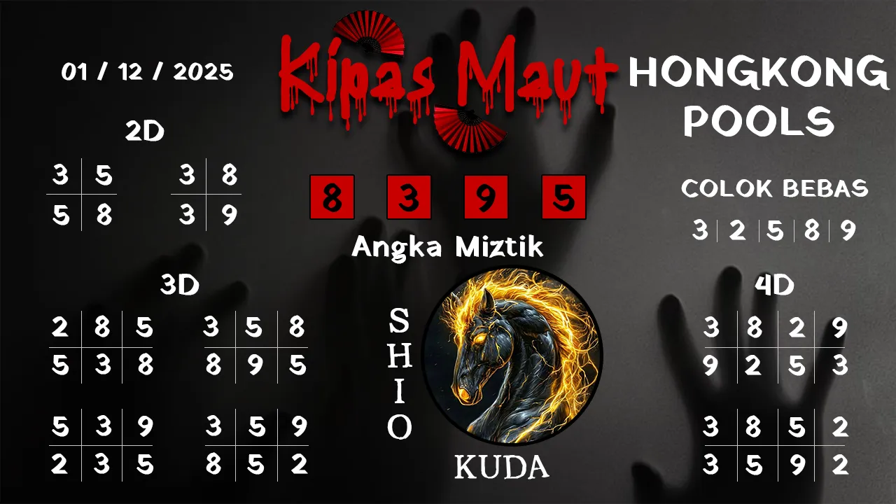 Syair kipas maut hongkong pools 01 12 2025