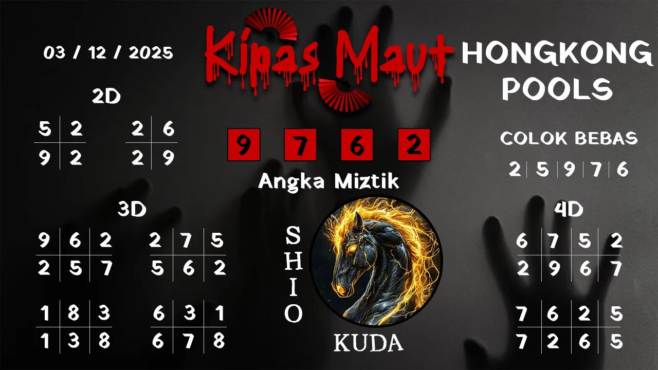 Syair kipas maut hongkong pools 03 12 2025