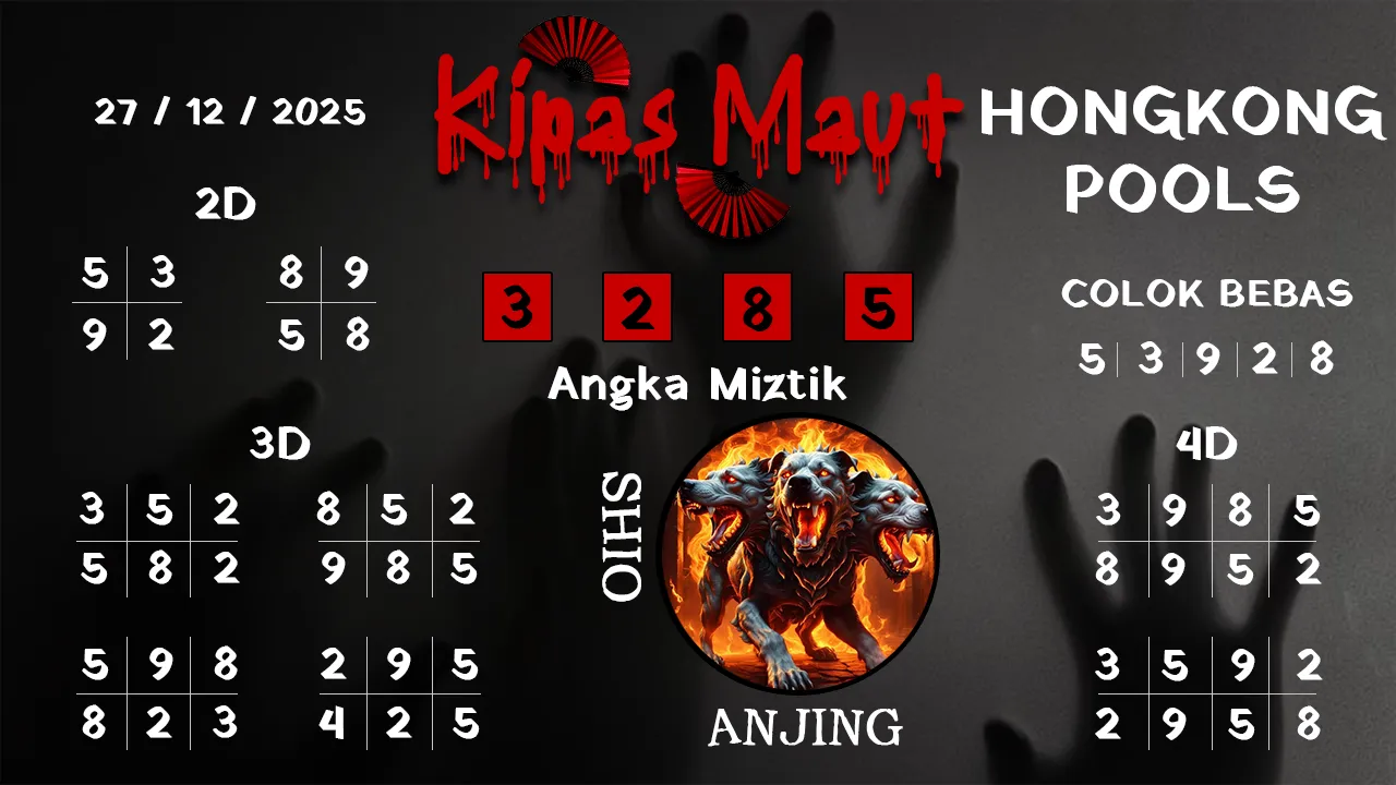 Syair kipas maut hongkong pools 27 12 2025