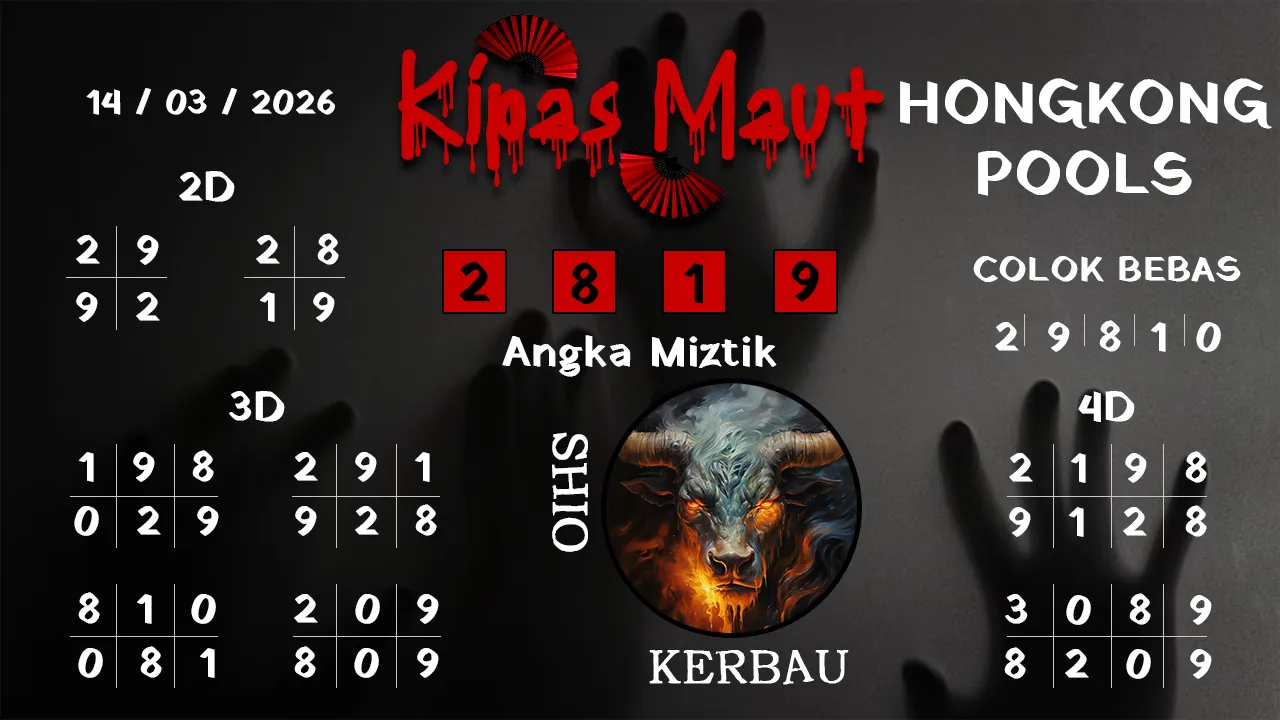 Syair kipas maut Hongkong pools 14 03 2026