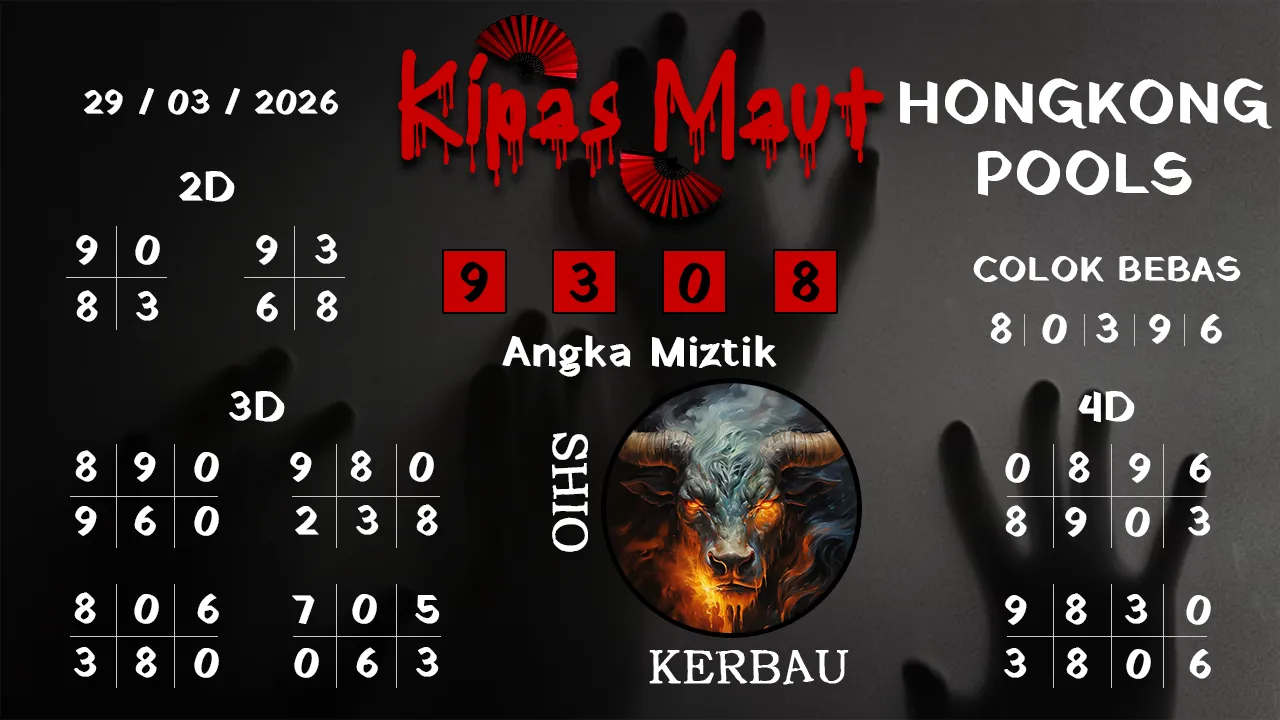 Syair kipas maut Hongkong pools 29 03 2026
