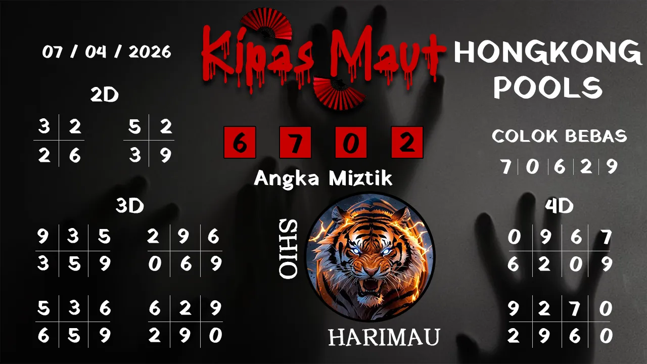 Syair kipas maut Hongkong pools 07 04 2026
