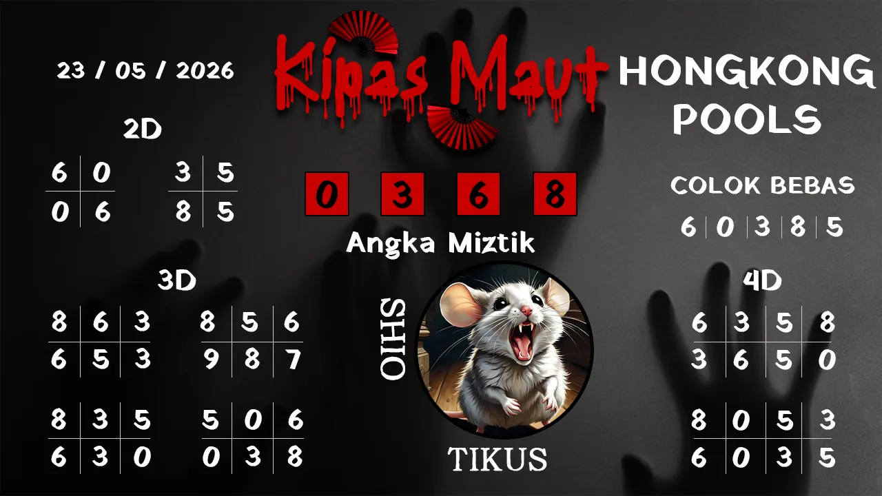 Syair kipas maut Hongkong pools 23 05 2026