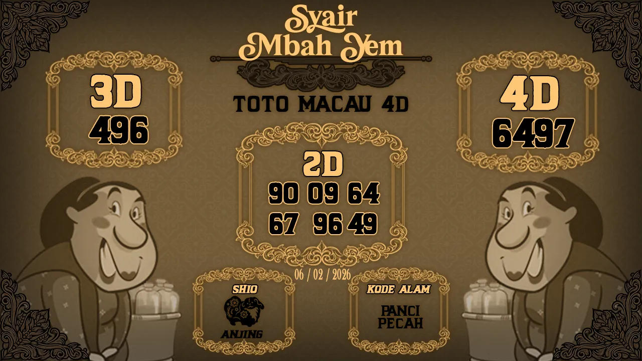 Syair Macau 4D Mbah Yem 06 02 2026