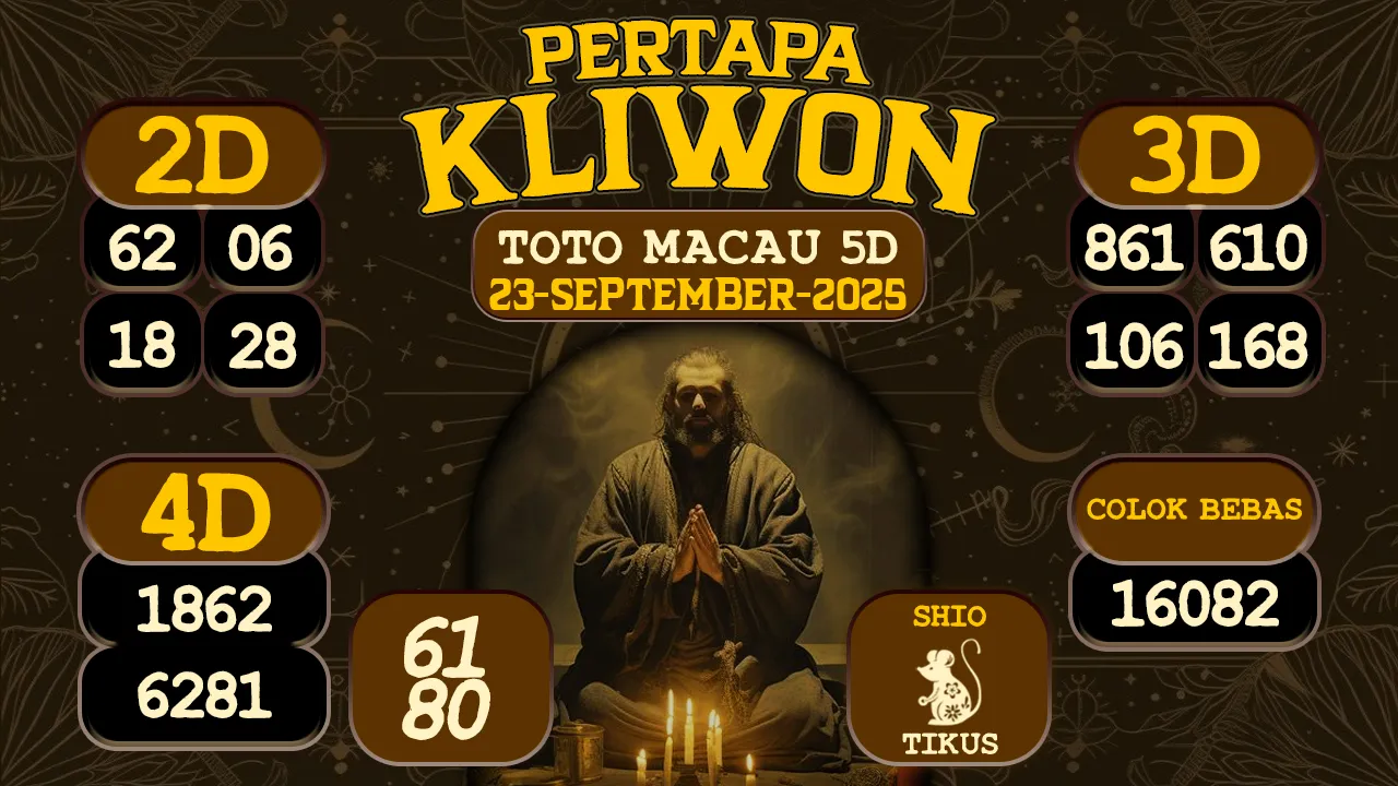 syair Pertapa Kliwon Toto Macau 5D 23 09 2025