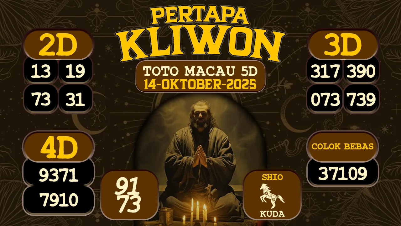 syair Pertapa Kliwon Toto Macau 5D 14 10 2025