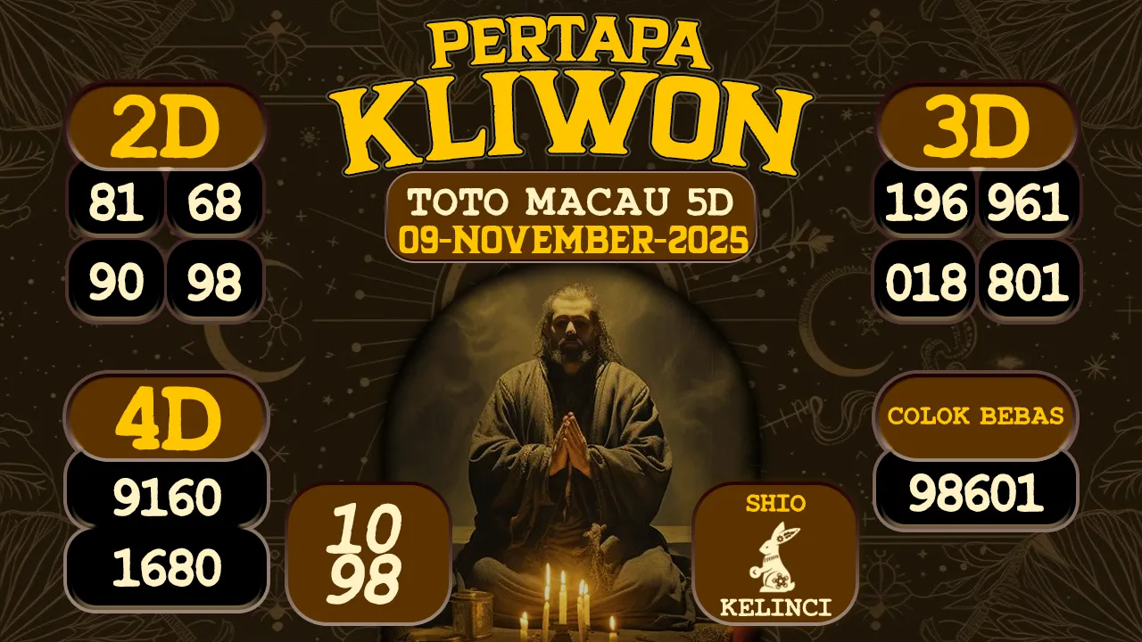syair Pertapa Kliwon Toto Macau 5D 09 11 2025