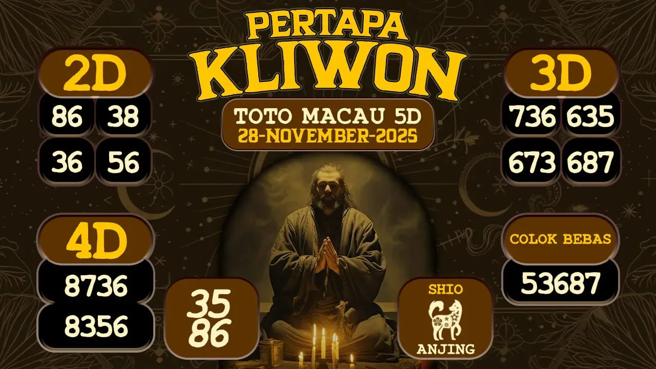 syair Pertapa Kliwon Toto Macau 5D 28 11 2025