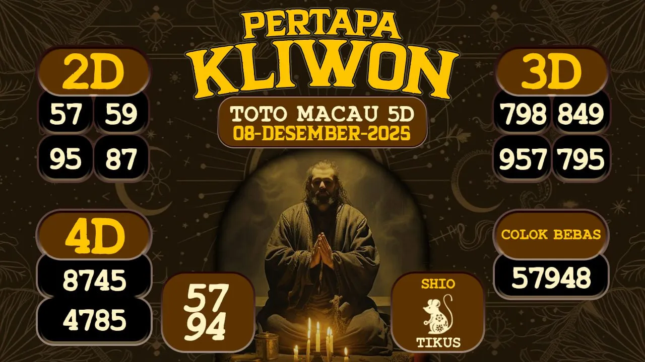 syair Pertapa Kliwon Toto Macau 5D 08 12 2025