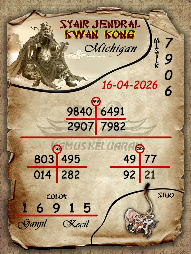 Syair Jendral Kwan Kong Michigan 16 04 2026