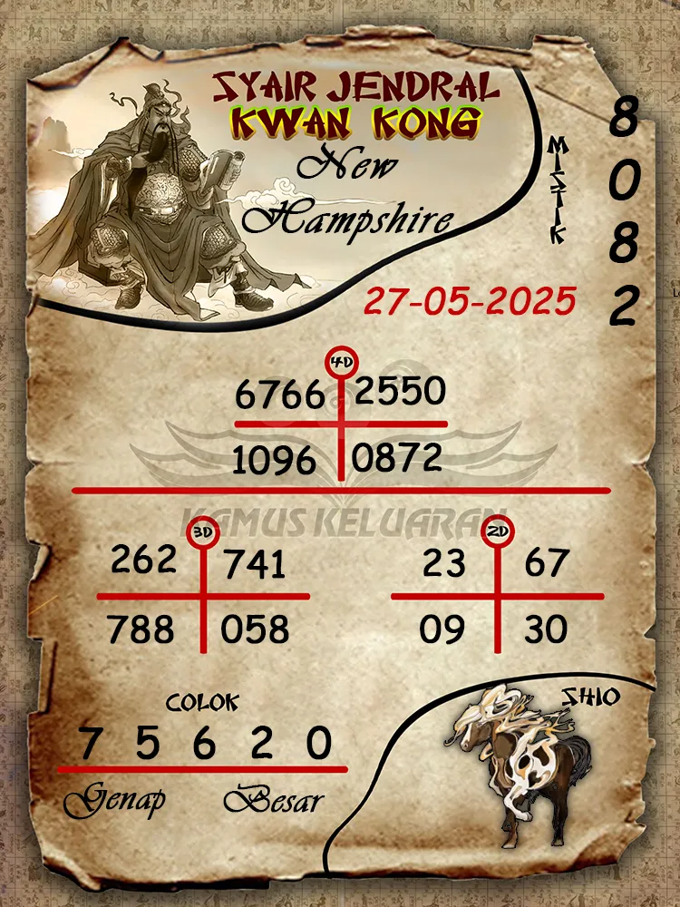 syair jendral kwan kong new hampshire 27 05 2025