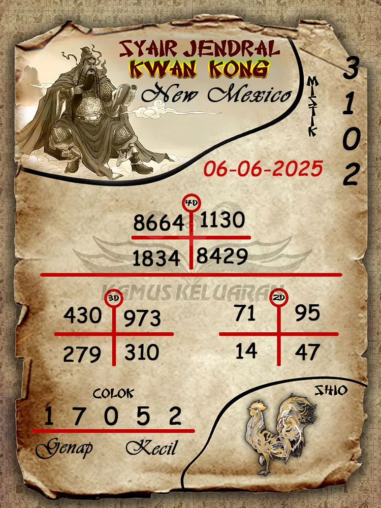 syair jendral kwan kong new mexico 06 06 2025