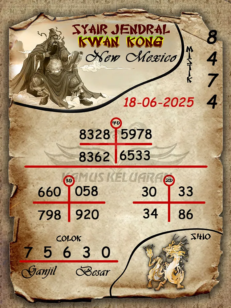 syair jendral kwan kong new mexico 18 06 2025