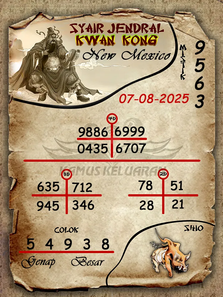 syair jendral kwan kong New Mexico 07 08 2025
