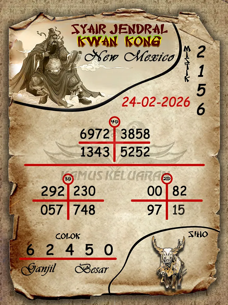 Syair Jendral Kwan Kong New Mexico 24 02 2026
