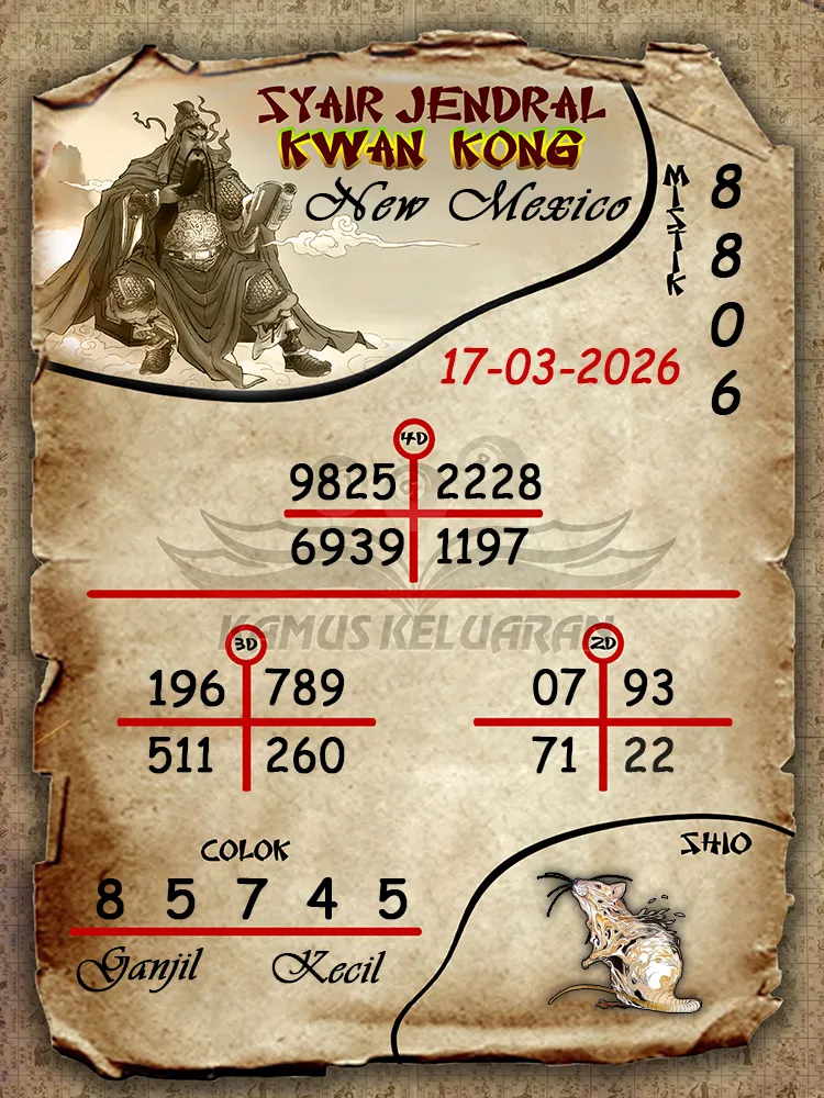 Syair Jendral Kwan Kong New Mexico 17 03 2026